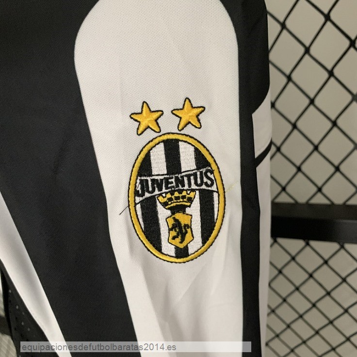 Nuevo 1ª Manga Larga Juventus Retro 1997 1998 Negro Blanco Baratas